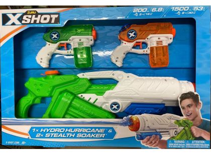 Hermanex Vodní pistole X-Shot Hurricane zeleno-bílá