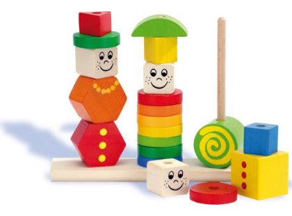 Eichhorn Dřevěná hra Puzzle figurky