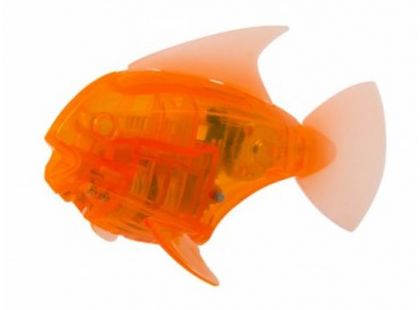 Hexbug Aquabot Led s akváriem - Piraňa oranžová