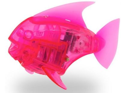 Hexbug Aquabot Led s akváriem - Piraňa růžová
