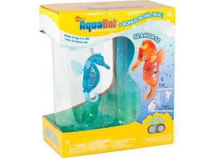 Hexbug Aquabot Mořský koník s akváriem - modrý