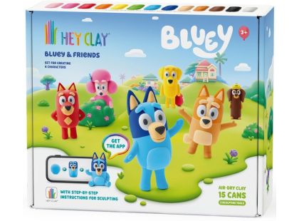 HEY CLAY_SET_BLUEY+ACCESSORIES_15PK_CEE