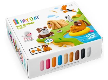HEY CLAY SET DOG BUDDIES 15PK CEE