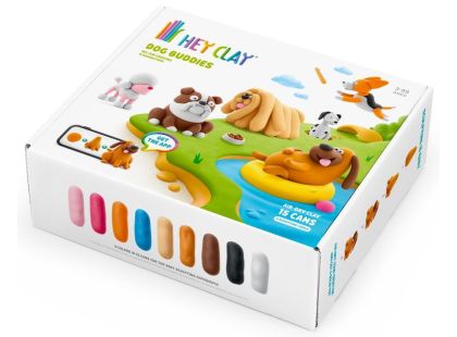 HEY CLAY SET DOG BUDDIES 15PK CEE