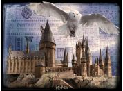 HM Studio 3D Puzzle Harry Potter Bradavice a Hedvika 500 dílků