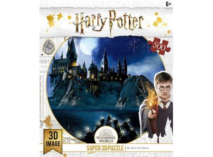 HM Studio 3D Puzzle Harry Potter Hogwarts 500 dílků