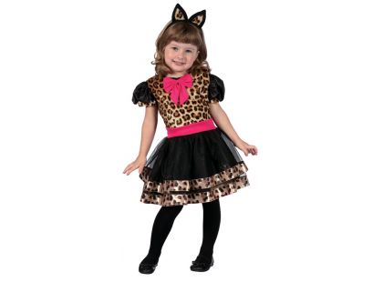 HM Studio Dětský kostým Leopardí dívka 92 - 104 cm