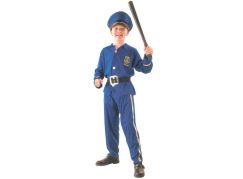 HM Studio Dětský kostým Policista 120 - 130 cm - Poškozený obal