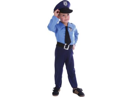 HM Studio Dětský kostým Policista 92-104cm - Poškozený obal