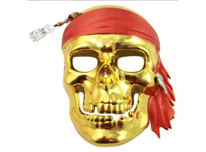 HM Studio Karnevalová maska pirátská lebka (130 - 140 cm)