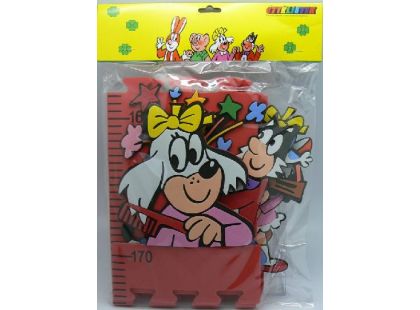 Hm Studio Metr pěnový Čtyřlístek - červený