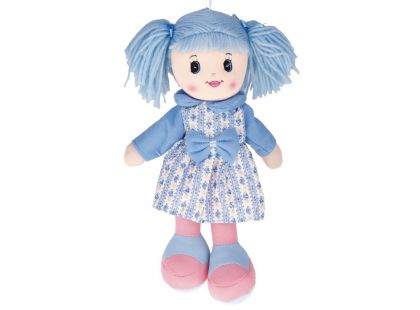 Hm Studio Panenka hadrová 30 cm modré šaty Hm Studio Panenka hadrová 30 cm modré šaty