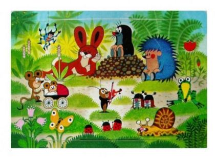 Hm Studio Pěnové puzzle Krtek 6 ks Hm Studio Pěnové puzzle Krtek 6 ks