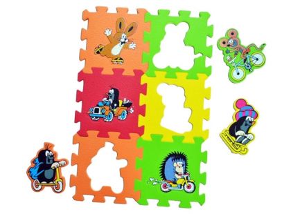 Hm Studio Pěnové puzzle Krtek 6ks - Poškozený obal
