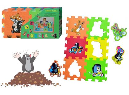 Hm Studio Pěnové puzzle Krtek 6ks - Poškozený obal