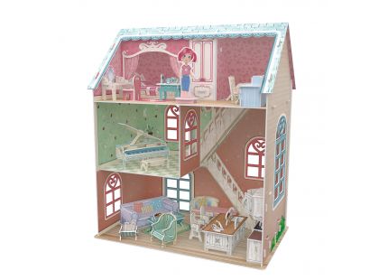 HM Studio Puzzle 3D Dollhouse Pianists Home 105 dílků