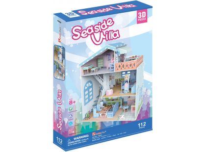 HM Studio Puzzle 3D Dollhouse Seaside Villa 112 dílků
