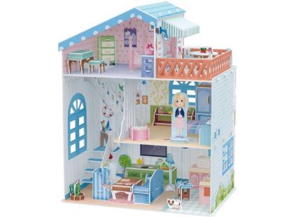 HM Studio Puzzle 3D Dollhouse Seaside Villa 112 dílků