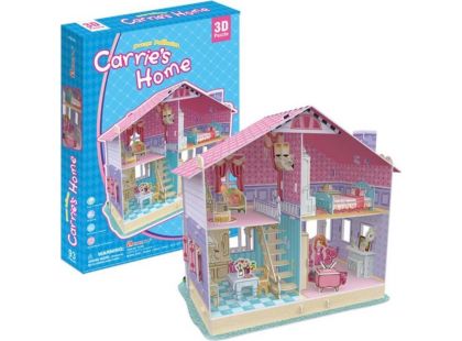 HM Studio Puzzle 3D Dům pro panenky Carries Home