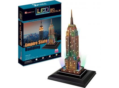 HM Studio Puzzle 3D Empire State Building led - 38 dílků