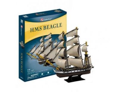 HM Studio Puzzle 3D HMS Beagle -168 dílků