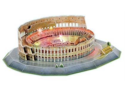 HM Studio Puzzle 3D The Colosseum LED 185 dílků