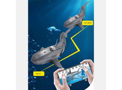 HM Studio RC Žralok 2,4 GHz 0,3 MP Wifi Camera - Poškozený obal