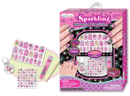 Hm Studio Sada na nehty samolepky s doplňky