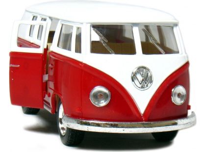 HM Studio VW Classical Bus Ivory Top 1962 červený