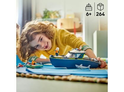 LEGO® City 60456 Honička v policejní lodi