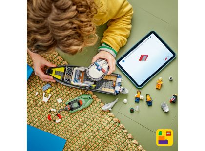 LEGO® City 60456 Honička v policejní lodi