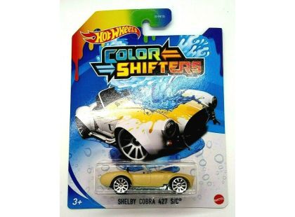 Hot Wheels Angličák Color Shifters Shelby Cobra 427 S-C