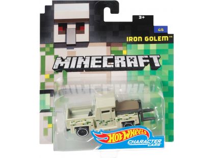 Hot Wheels Angličák kultovní postavy Minecraft Iron Golem