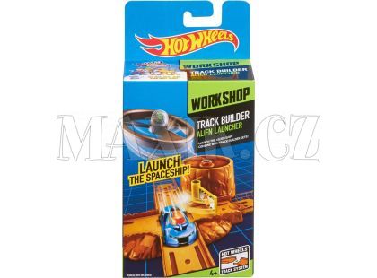 Hot Wheels BGX66 Track Builder základní set - UFO odpalovací rampa