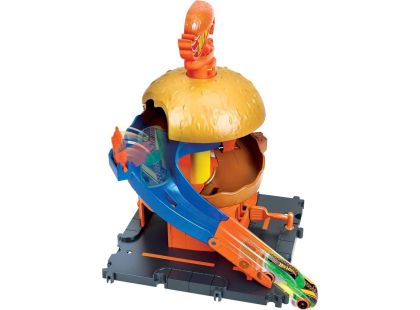 Hot Wheels City centrum města burger drive