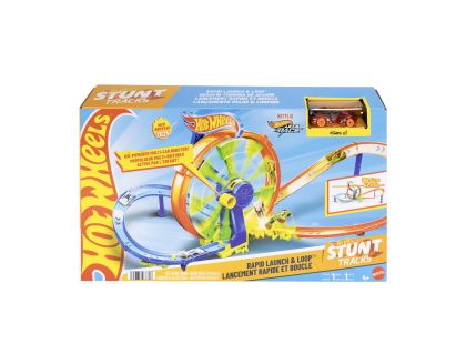 Hot Wheels Dráha řetězový náraz