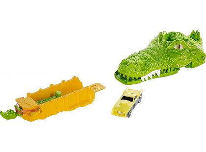 Hot Wheels dráha se zvířaty Krokodýl