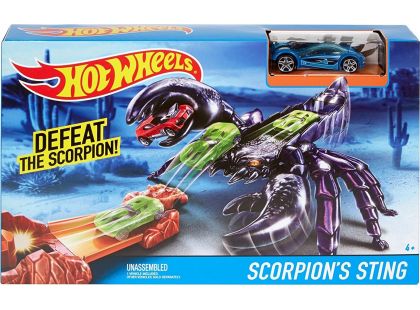 Hot Wheels dráha se zvířaty Škorpion