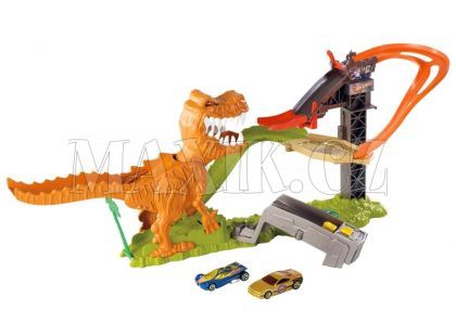 Hot Wheels Hrací sada s T-Rexem Mattel X4287