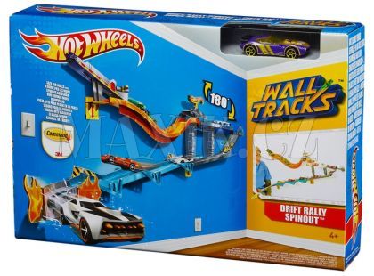 Hot Wheels Jízda po zdi základní sada - Drift Rally Spinout