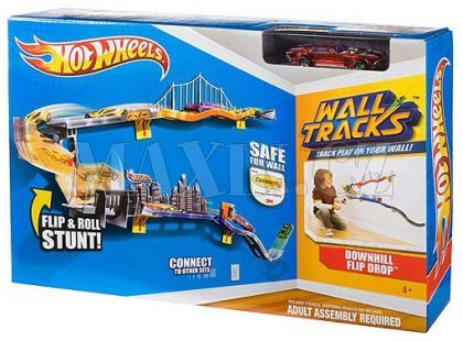 Hot Wheels Jízda po zdi základní sada - Flame Drop