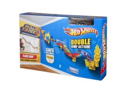 Hot Wheels Jízda po zdi základní sada - Flame Drop