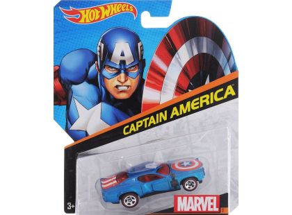 Hot Wheels Marvel kultovní angličák Captain America světle modrý