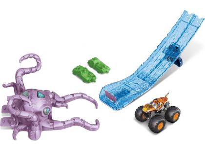 Hot Wheels monster trucks akční herní set Octo-Slam