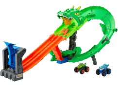 Hot Wheels Monster Trucks dráha dračí zkáza