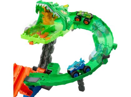 Hot Wheels Monster Trucks dráha dračí zkáza