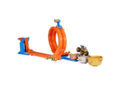 Hot Wheels Monster Trucks dráha se smyčkou a Bigfootem