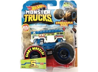 Hot Wheels Monster trucks kaskadérské kousky 5 Alarm