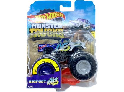 Hot Wheels Monster trucks kaskadérské kousky Big Foot 45