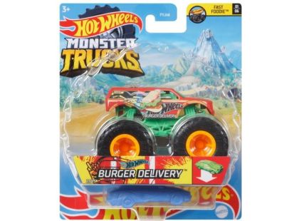 Hot Wheels Monster trucks kaskadérské kousky Burger Delivery